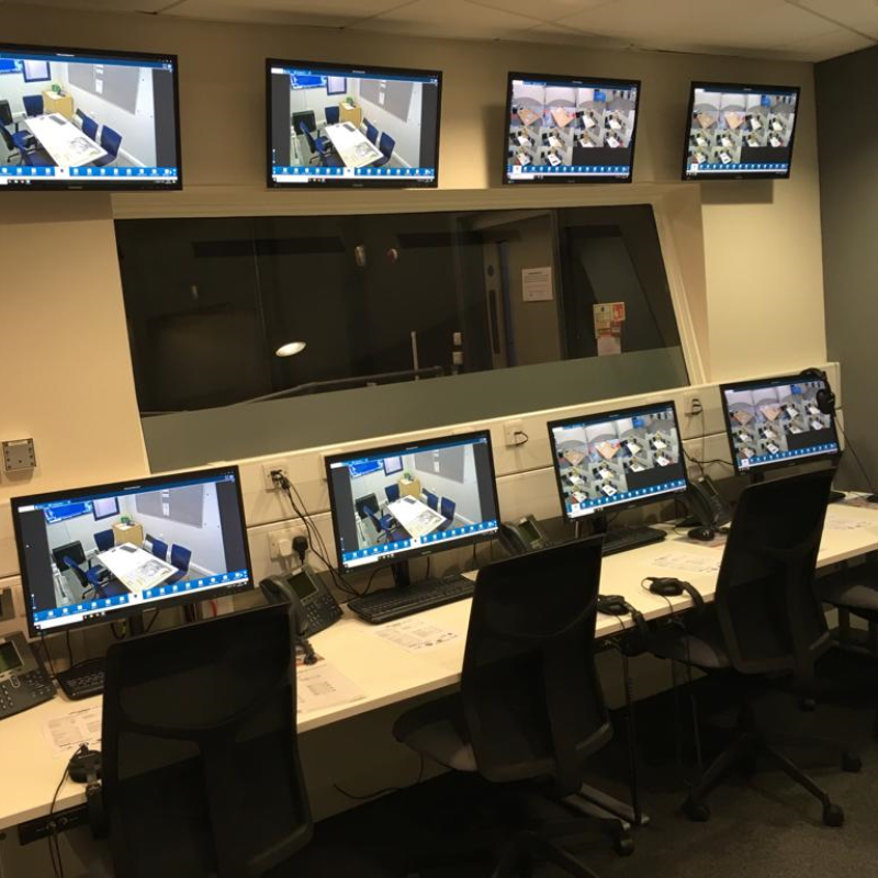 the control & observation room: image